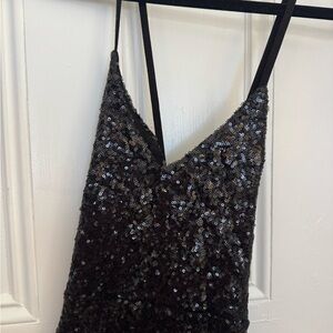Nookie Black Sequin Dress